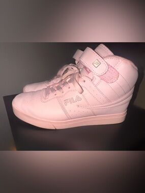 Pink Fila Vulc 13 Women's high-top sneakers